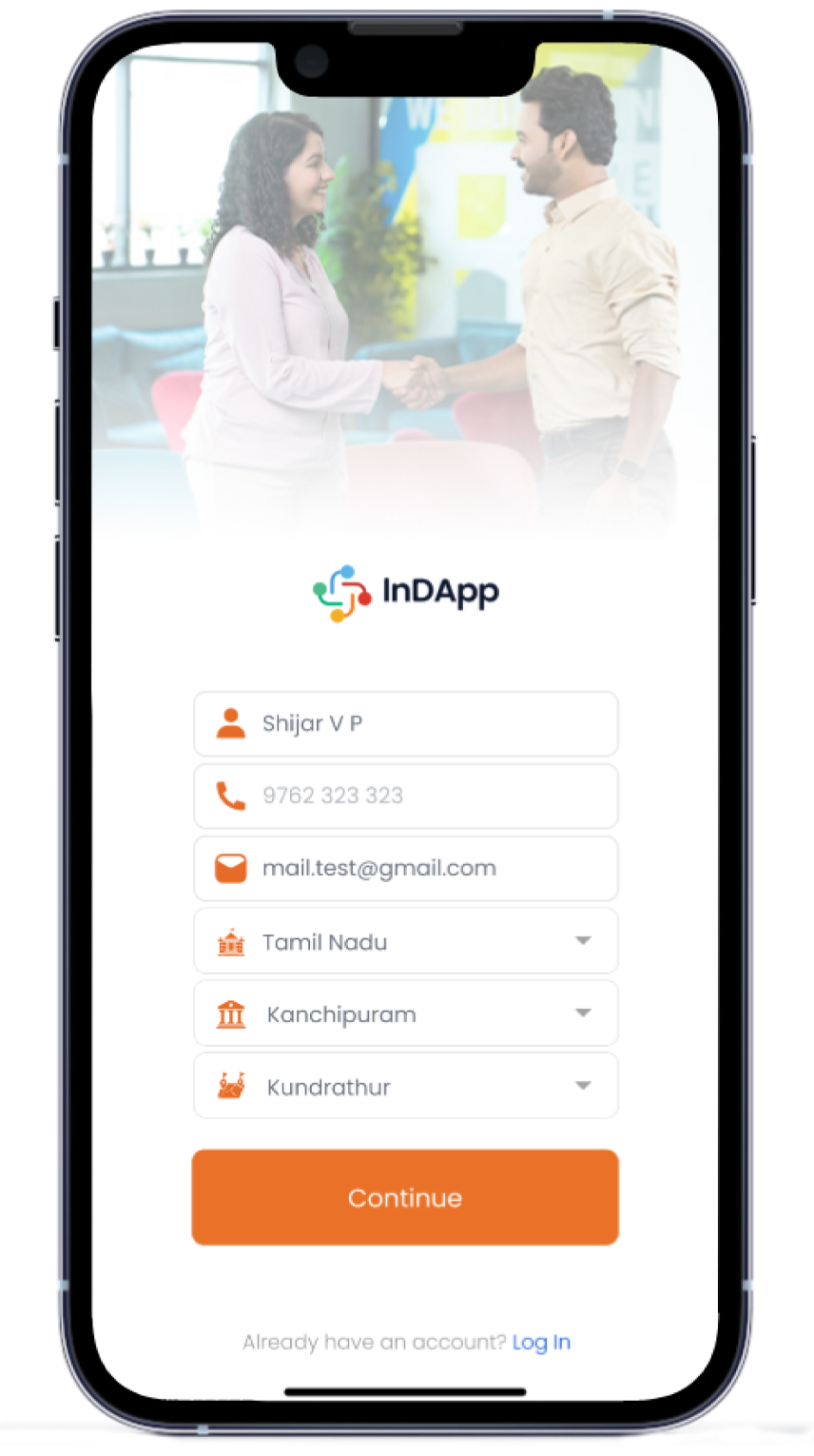 InDApp-Login